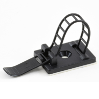 Black Nylon Cable Clamp - Ladder Style